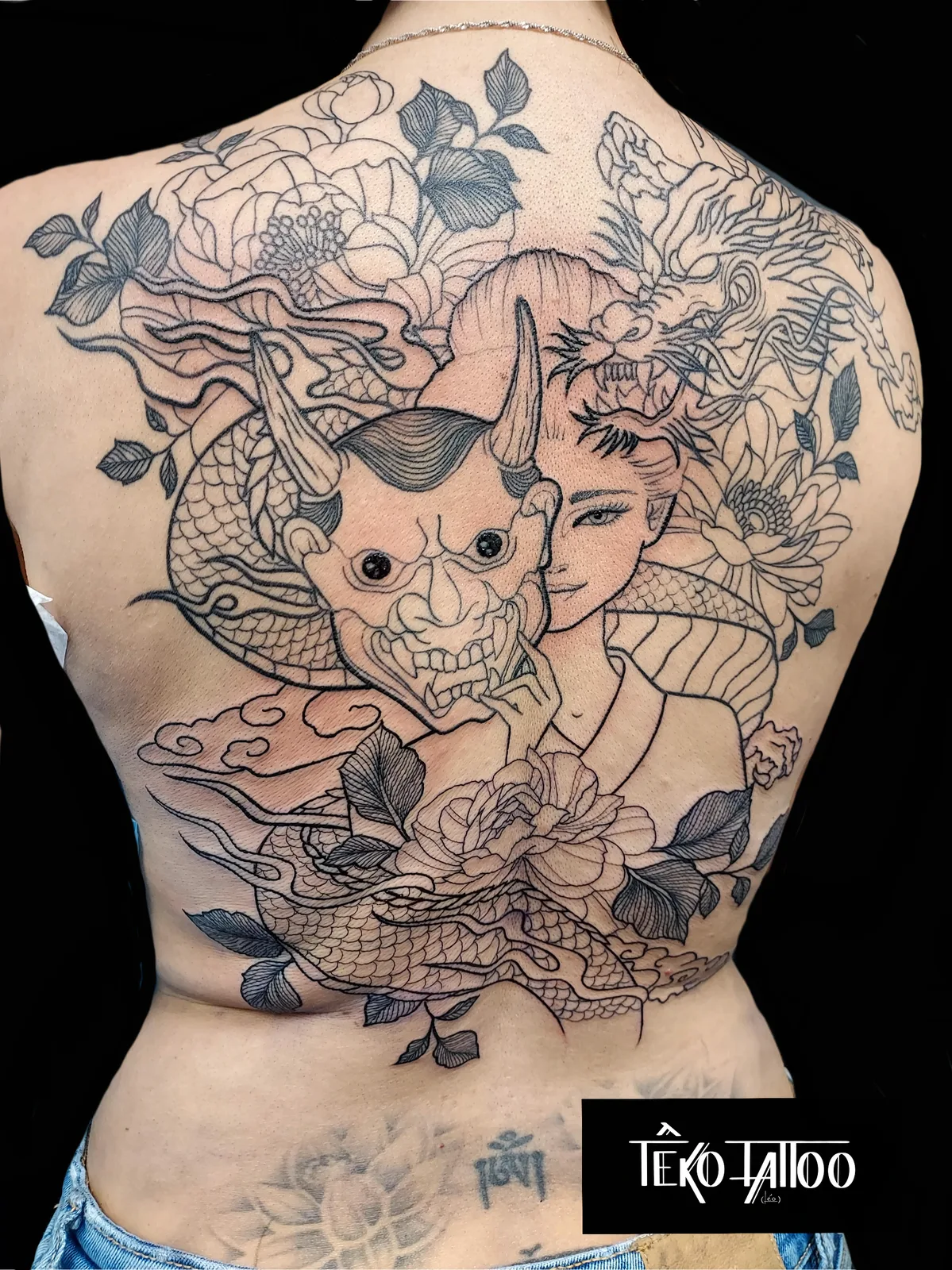 jap № 03 — tatouage par Léo, Têko Tattoo, Linas