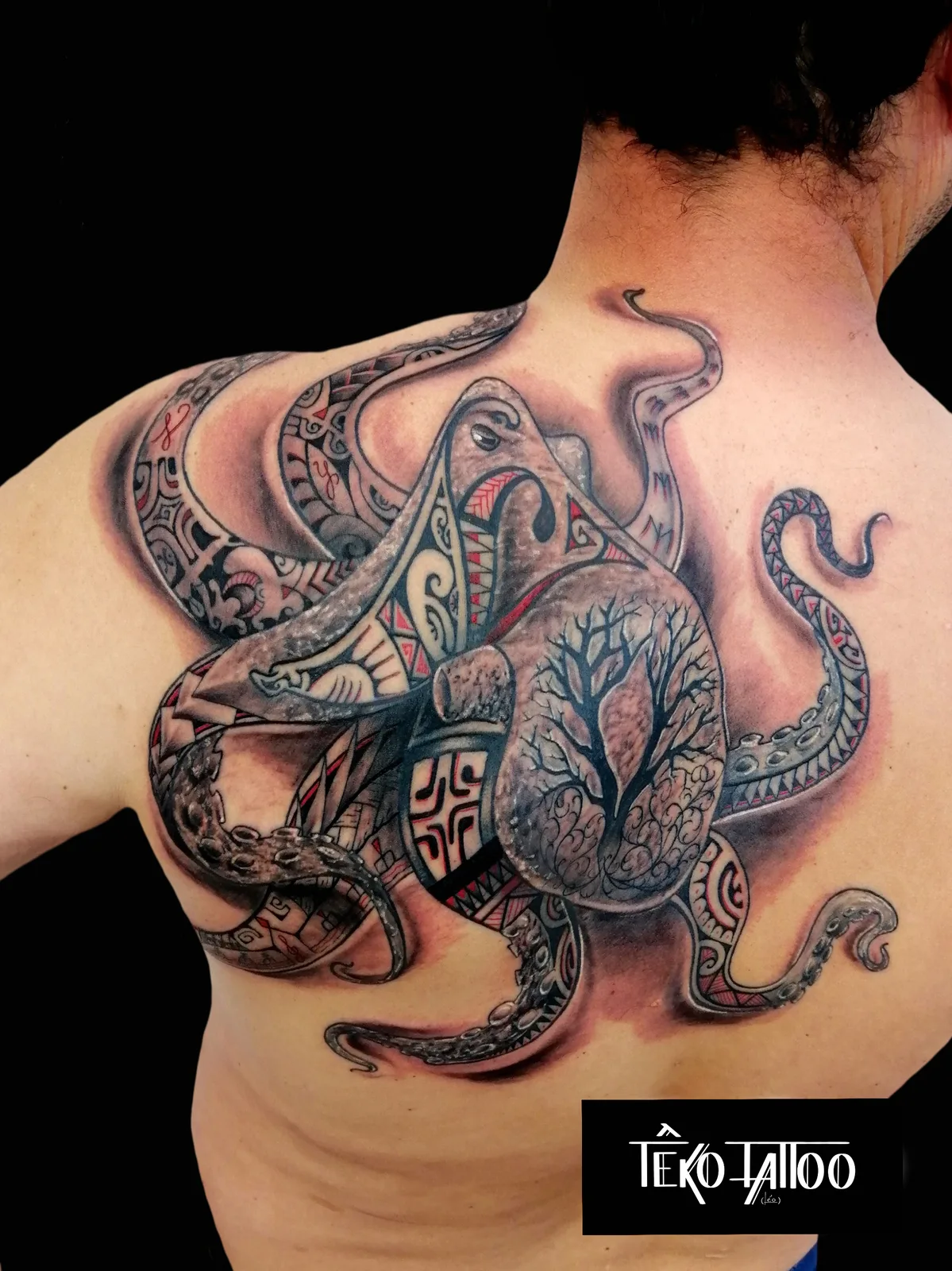 polynesien № 13 — tatouage par Léo, Têko Tattoo, Linas