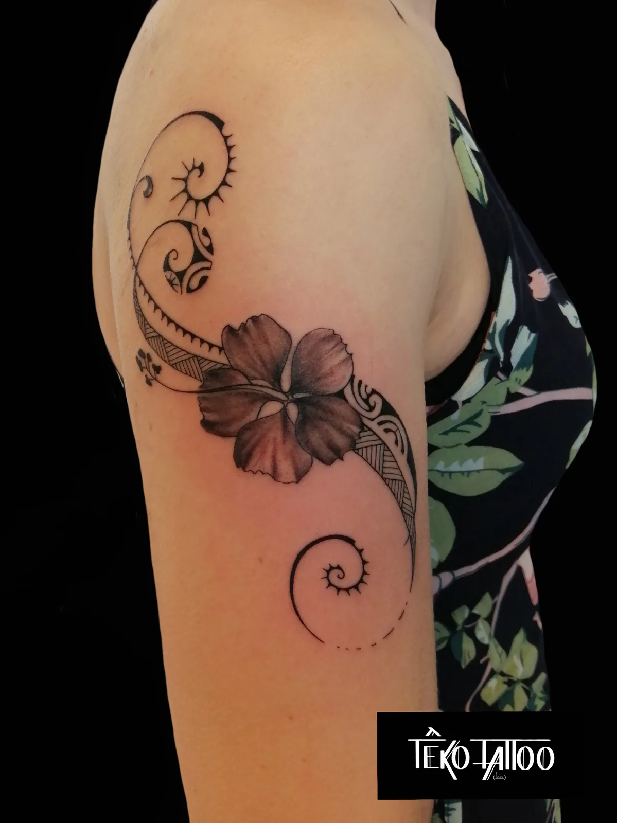 polynesien № 16 — tatouage par Léo, Têko Tattoo, Linas