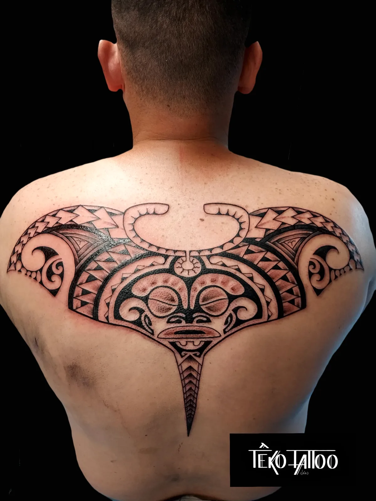 polynesien № 01 — tatouage par Léo, Têko Tattoo, Linas