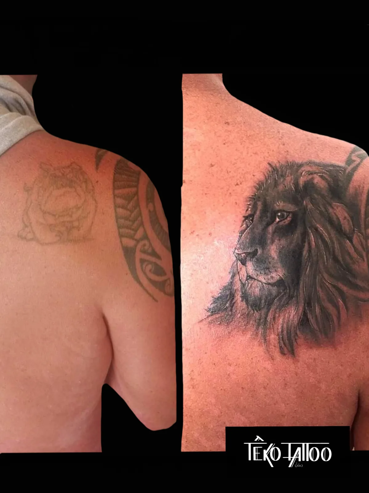 recouvrement № 03 — tatouage par Léo, Têko Tattoo, Linas