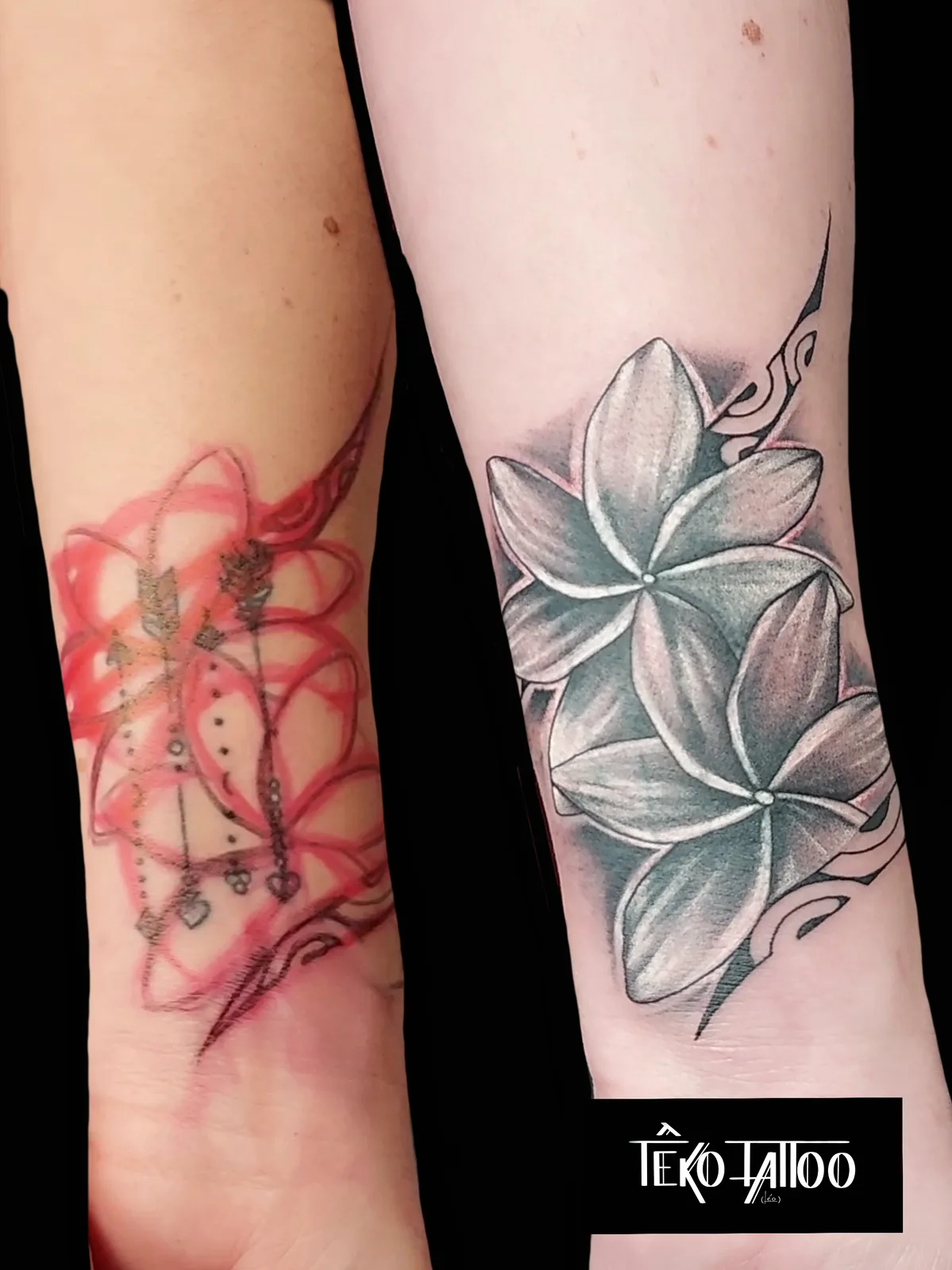 recouvrement № 06 — tatouage par Léo, Têko Tattoo, Linas